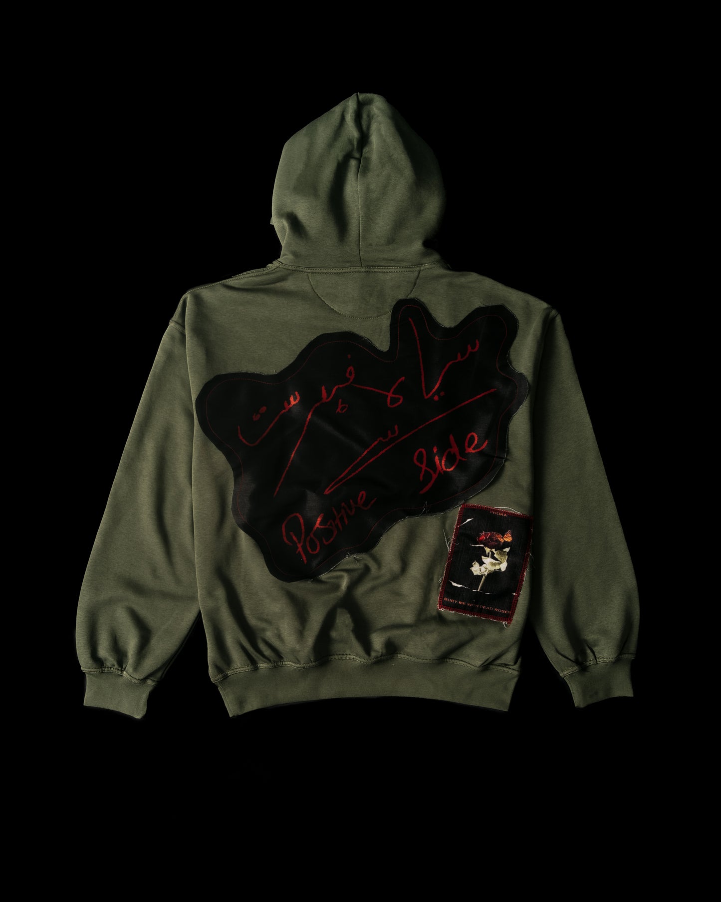 "ROSES OVER YOU" HOODIE- BROWN